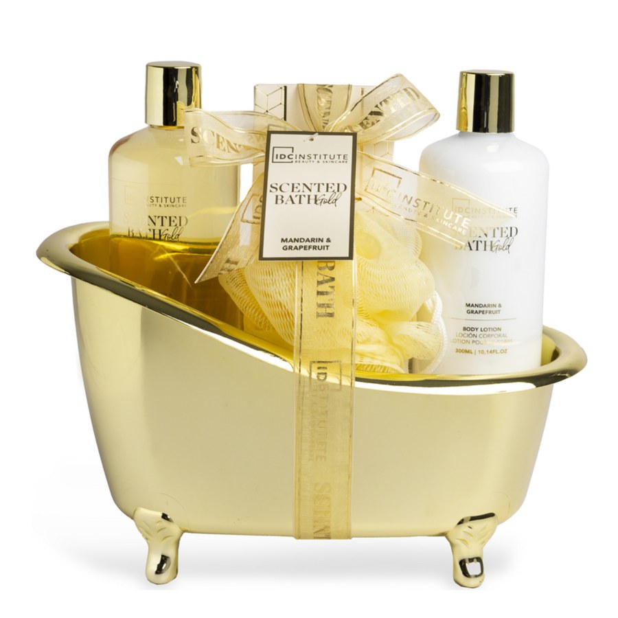 Dárkové sady - Dárková kosmetická sada pro ženy Luxury bath in gold 5v1 Dárková kosmetická sada pro ženy Luxury bath in gold 5v1 - Dárkové sady