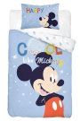 DETEXPOL Povlečení do postýlky Mickey Cool blue Bavlna, 100/135, 40/60 cm