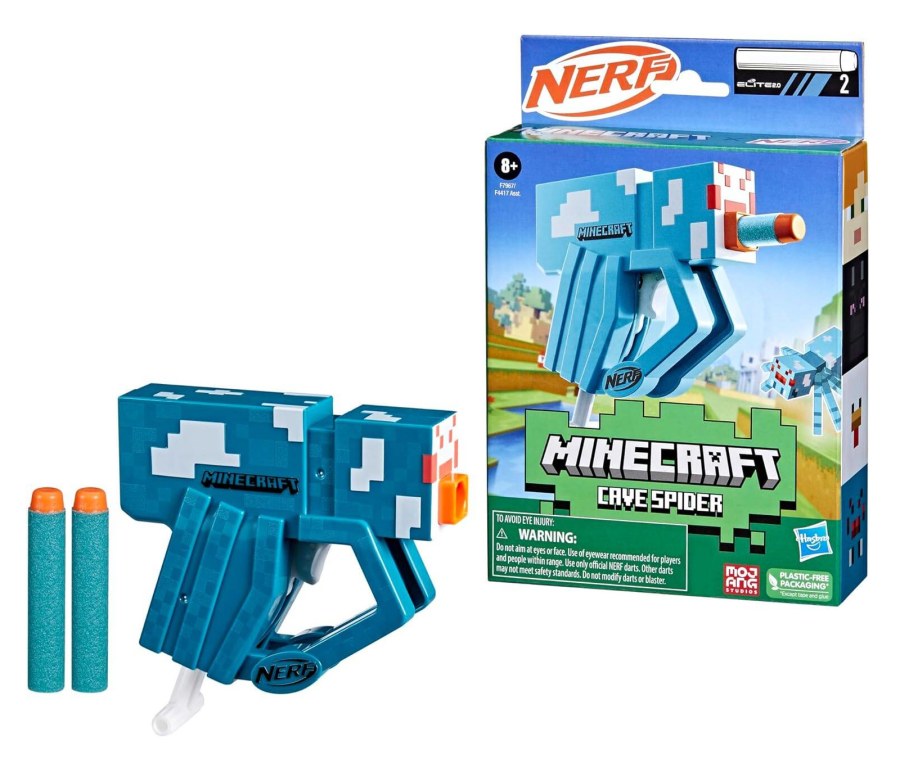 Hračky - NERF pistole - NERF Minecraft Cave Spider NERF Minecraft Cave Spider - NERF pistole