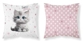 Polštářky povláčky na polštářky - DETEXPOL Povlak na polštářek Kotě sweet dreams Bavlna, 40/40 cm DETEXPOL Povlak na polštářek Kotě sweet dreams Bavlna, 40/40 cm