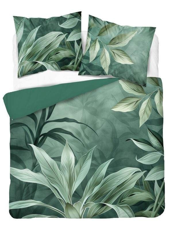 Povlečení klasické vzory - DETEXPOL Francouzské povlečení 3D Listy zelená micro Polyester - mikrovlákno, 220/200, 2x70/80 cm DETEXPOL Francouzské povlečení 3D Listy zelená micro Polyester - mikrovlákno, 220/200, 2x70/80 cm - Povlečení klasické vzory
