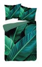 Povlečení klasické vzory - DETEXPOL Francouzské povlečení 3D Banánové listy micro Polyester - mikrovlákno, 220/200, 2x70/80 cm DETEXPOL Francouzské povlečení 3D Banánové listy micro Polyester - mikrovlákno, 220/200, 2x70/80 cm