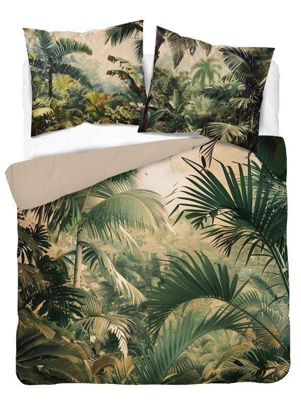 Povlečení fototisk - DETEXPOL Francouzské povlečení 3D Džungle micro Polyester - mikrovlákno, 220/200, 2x70/80 cm DETEXPOL Francouzské povlečení 3D Džungle micro Polyester - mikrovlákno, 220/200, 2x70/80 cm - Povlečení fototisk