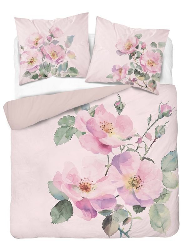 Povlečení fototisk - DETEXPOL Francouzské povlečení 3D Divoké růže micro Polyester - mikrovlákno, 220/200, 2x70/80 cm DETEXPOL Francouzské povlečení 3D Divoké růže micro Polyester - mikrovlákno, 220/200, 2x70/80 cm - Povlečení fototisk