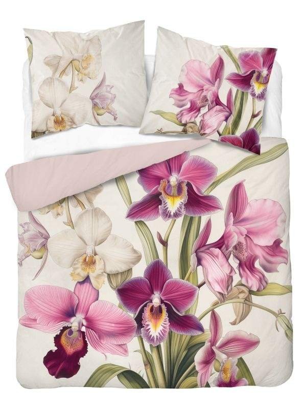 Povlečení fototisk - DETEXPOL Francouzské povlečení 3D Orchidej micro Polyester - mikrovlákno, 220/200, 2x70/80 cm DETEXPOL Francouzské povlečení 3D Orchidej micro Polyester - mikrovlákno, 220/200, 2x70/80 cm - Povlečení fototisk