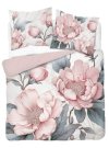 Povlečení fototisk - DETEXPOL Francouzské povlečení 3D Pivoňky růžové micro Polyester - mikrovlákno, 220/200, 2x70/80 cm DETEXPOL Francouzské povlečení 3D Pivoňky růžové micro Polyester - mikrovlákno, 220/200, 2x70/80 cm
