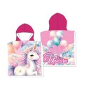 FARO Pončo Jednorožec balónky micro Polyester - mikrovlákno, 50/100 Osušky,ručníky, ponča, župany - ponča