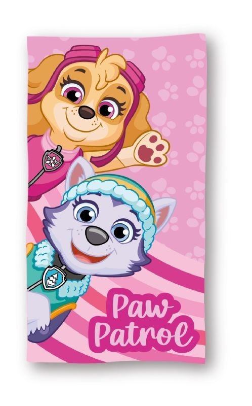 Osušky,ručníky, ponča, župany - plážové osušky - FARO Osuška Micro Paw Patrol Skye a Everest Polyester, 70/140 cm FARO Osuška Micro Paw Patrol Skye a Everest Polyester, 70/140 cm - plážové osušky