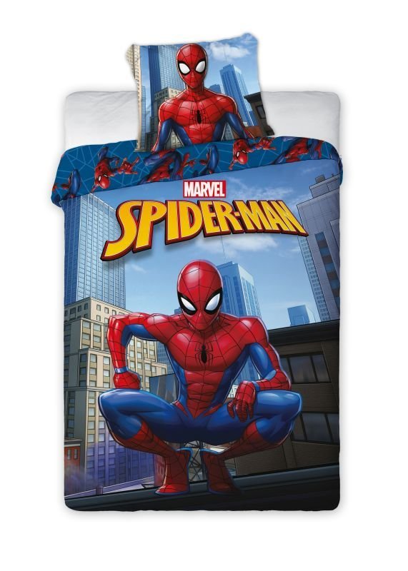 Povlečení licenční - FARO Povlečení Spiderman střecha Bavlna, 140/200, 70/90 cm FARO Povlečení Spiderman střecha Bavlna, 140/200, 70/90 cm - Povlečení licenční
