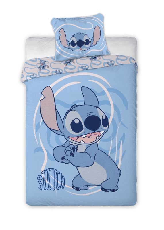 Povlečení licenční - FARO Povlečení Lilo and Stitch blue Bavlna, 140/200, 70/90 cm FARO Povlečení Lilo and Stitch blue Bavlna, 140/200, 70/90 cm - Povlečení licenční