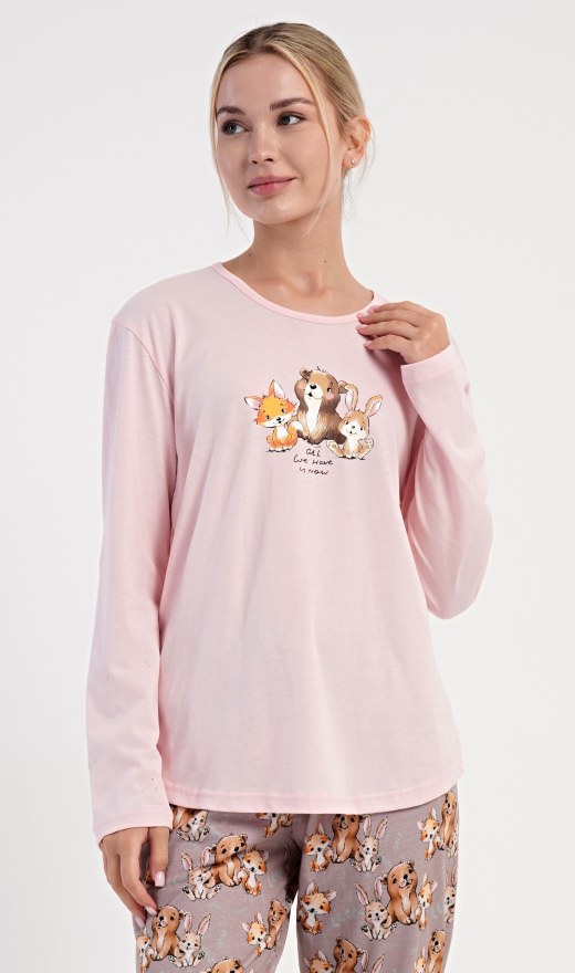 Ženy - Dámská pyžama - Dámská pyžama s dlouhým rukávem - Dámské pyžamo dlouhé Olivia Dámské pyžamo dlouhé Olivia - Dámská pyžama s dlouhým rukávem