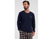 Pánské pyžamo dlouhé Armando Muži - Pánská pyžama - Pánská pyžama s dlouhým rukávem