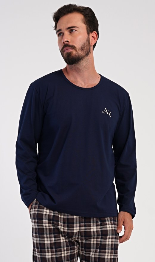 Pánské pyžamo dlouhé Armando - Pánská pyžama s dlouhým rukávem