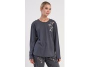 Ženy Dámská pyžama Nadměrná dámská pyžama Nadměrná dámská pyžama s dlouhým rukávem - Dámské pyžamo dlouhé Lucia Dámské pyžamo dlouhé Lucia