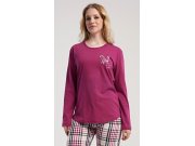 Dámské pyžamo dlouhé Andrea Ženy - Dámská pyžama - Dámská pyžama s dlouhým rukávem