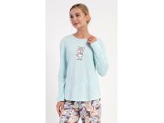 Dámské pyžamo dlouhé Jezevec Ženy - Dámská pyžama - Dámská pyžama s dlouhým rukávem