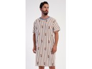 Pánská noční košile s krátkým rukávem Bear Muži - Pánské noční košile