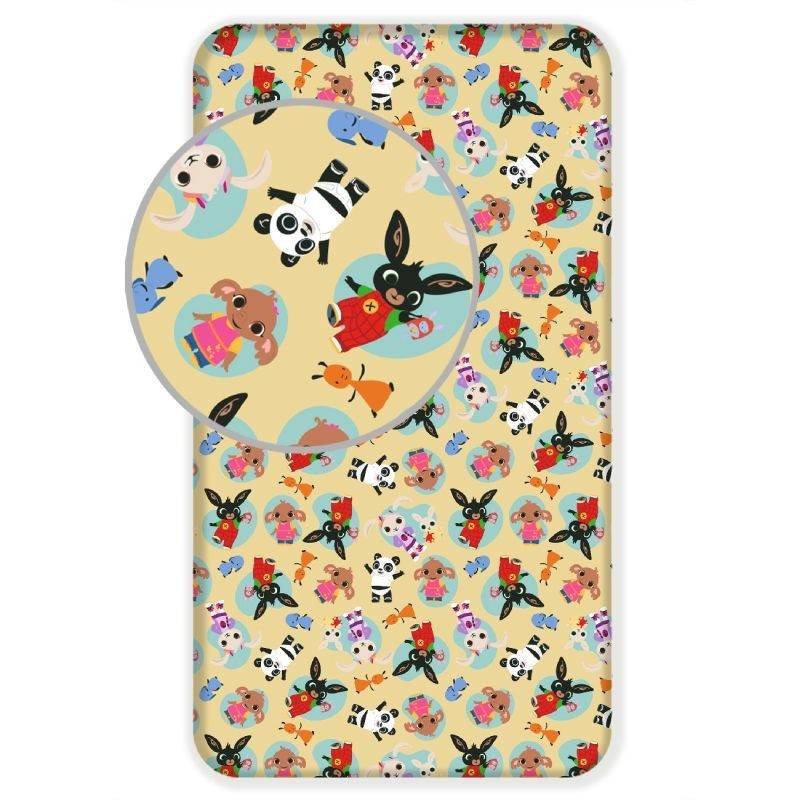 Prostěradla - Licenční prostěradla - Prostěradlo Králíček Bing 051 90/200 Prostěradlo Králíček Bing 051 90/200 - Licenční prostěradla