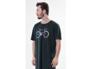 Pánská noční košile s krátkým rukávem Old bike Muži - Pánské noční košile - Nadměrné pánské noční košile