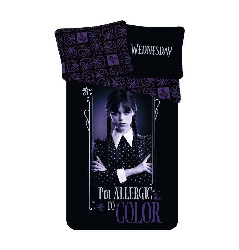 JERRY FABRICS Povlečení Wednesday Color  Bavlna, 140/200, 70/90 cm