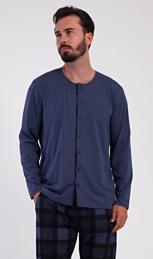 Muži - Pánská pyžama - Pánská pyžama s dlouhým rukávem - Pánské pyžamo dlouhé Rudolf Pánské pyžamo dlouhé Rudolf - Pánská pyžama s dlouhým rukávem