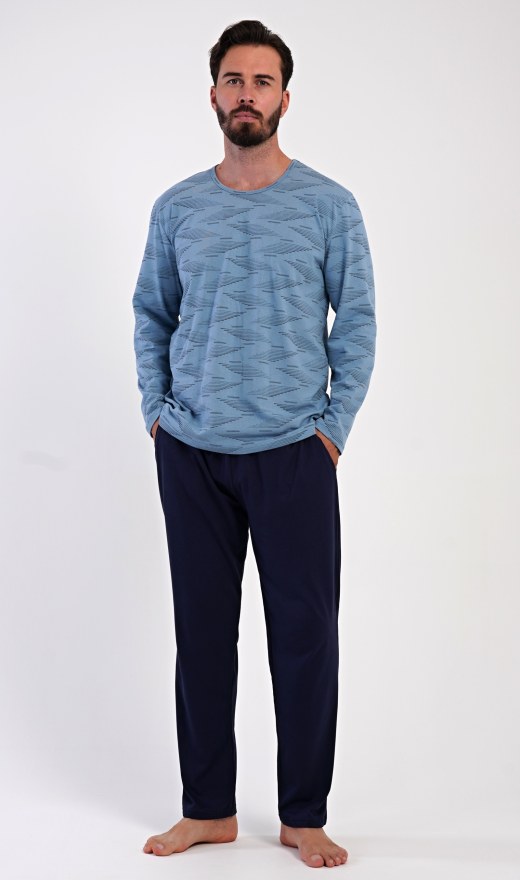 Pánské pyžamo dlouhé Arnošt - Pánská pyžama s dlouhým rukávem