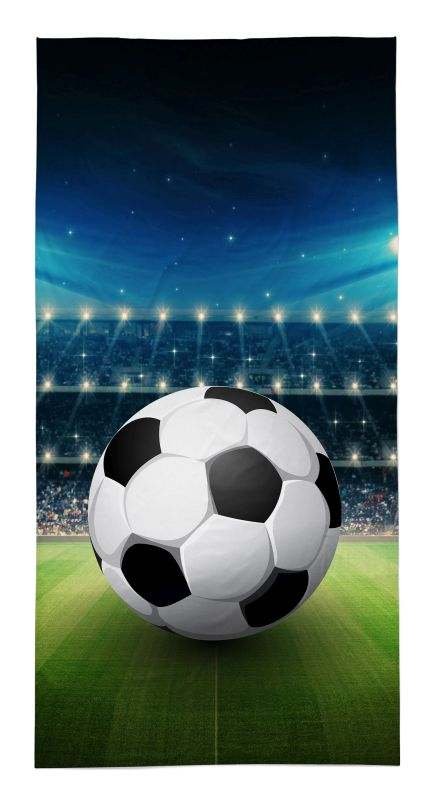 Osušky,ručníky, ponča, župany - plážové osušky - DETEXPOL Osuška Fotbal stadion Bavlna - Froté, 70/140 cm DETEXPOL Osuška Fotbal stadion Bavlna - Froté, 70/140 cm - plážové osušky