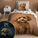 DETEXPOL Povlečení Štěně svítící Bavlna, 140/200, 70/80 cm Povlečení fototisk