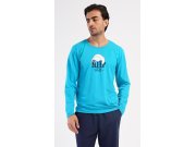 Muži Pánská pyžama Pánská pyžama s dlouhým rukávem - Pánské pyžamo dlouhé Sleep Pánské pyžamo dlouhé Sleep