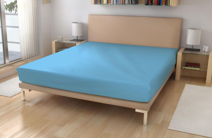 Prostěradla - Froté 90x200 - Froté prostěradlo EXKLUSIVE Nebesky modrá 90/200 Froté prostěradlo EXKLUSIVE Nebesky modrá 90/200 - Froté 90x200