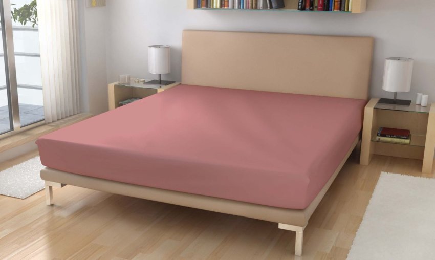 Polášek Froté prostěradlo Šeříková Bavlna, Polyamid, 220g/m, 90/200 cm - Froté 90x200