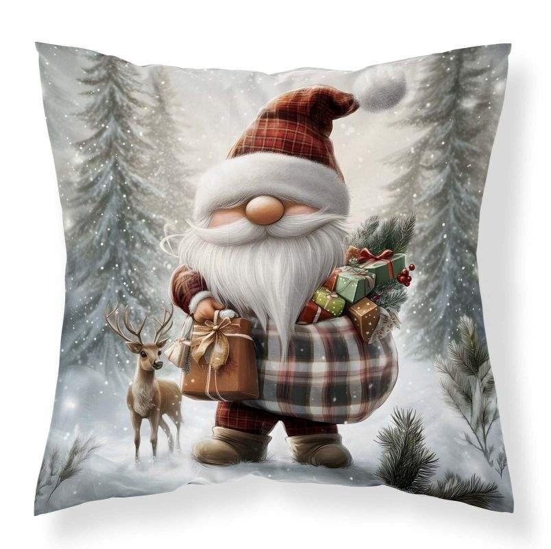 DETEXPOL Vánoční povlak na polštářek Trpaslík cesta micro Polyester, 40/40 cm DETEXPOL Vánoční povlak na polštářek Trpaslík cesta micro Polyester, 40/40 cm