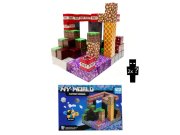 Magnetická stavebnice Minecraft TNT Amethyst Lava building expresion 120ks