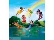 Vliesová fototapeta Fairies with Rainbow FTDNXL-5130, rozměry 180 x 202 cm Fototapety pro děti - Fototapety dětské vliesové