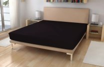 Prostěradla Froté 90x200 - Froté prostěradlo EXKLUSIVE Černá 90/200 Froté prostěradlo EXKLUSIVE Černá 90/200