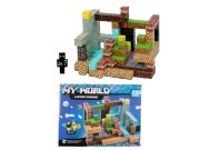 Velká magnetická stavebnice Minecraft Iron Diamond Gold TNT 220ks