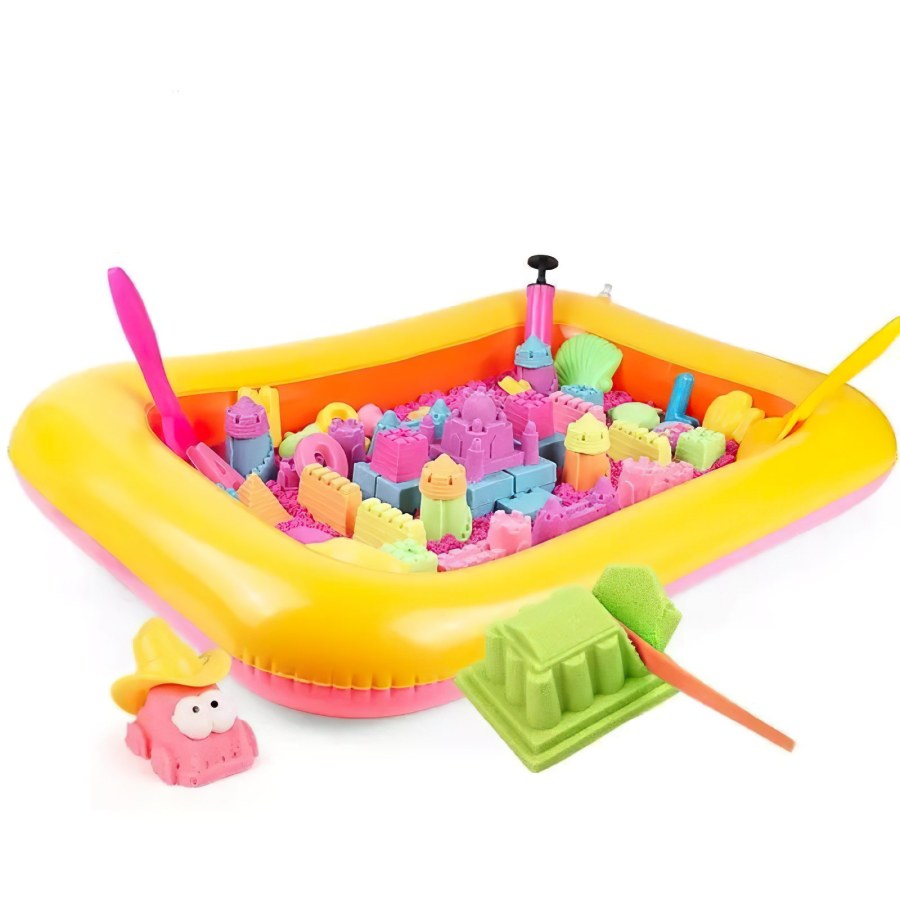 Hračky - Slizy, písky a plastelíny - Kinetický písek 2kg sada XXL Kinetický písek 2kg sada XXL - Slizy, písky a plastelíny