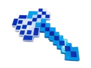 Svítící diamantová sekera se zvuky Minecraft 35cm Párty a karneval - Doplňky ke kostýmům