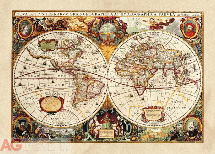 Fototapeta World map FTNM-2630, rozměry 160 x 110 cm