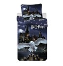 JERRY FABRICS Povlečení Harry Potter Hogwarts Night micro polyester, 140/200, 70/90 cm Povlečení licenční