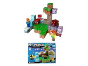 Magnetická stavebnice Minecraft Diamond world 50ks Hračky - Magnetické stavebnice
