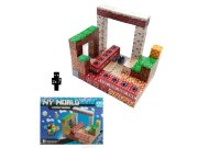 Magnetická stavebnice Minecraft TNT world 100ks