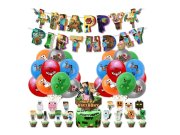 Velká narozeninová sada Minecraft 72ks Párty a karneval - Sady balónků a girlandy