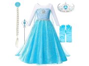Párty a karneval Dětské kostýmy - Dětský kostým ELSA star s doplňky 98-104 S Dětský kostým ELSA star s doplňky 98-104 S
