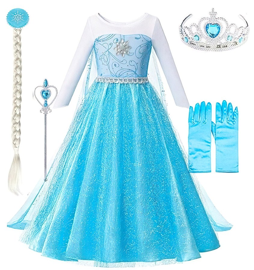 Dětský kostým ELSA star s doplňky 98-104 S - Dětské kostýmy