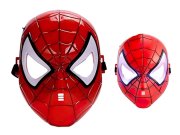 Spiderman svítící maska červená