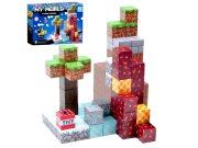 Magnetická stavebnice Minecraft Diamond Lava TNT 87ks