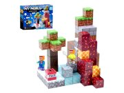 Magnetická stavebnice Minecraft Diamond Lava TNT 87ks Hračky - Magnetické stavebnice