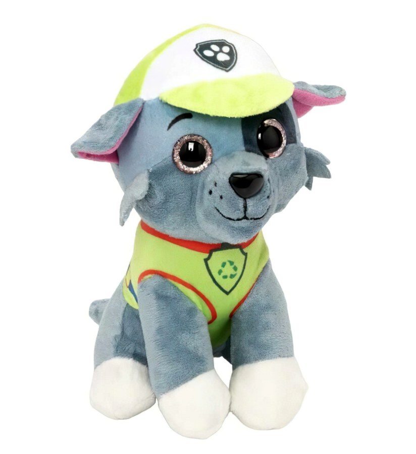 Plyšová hračka Tlapková patrola Pejsek opravář Rocky 23cm - Plyšové hračky