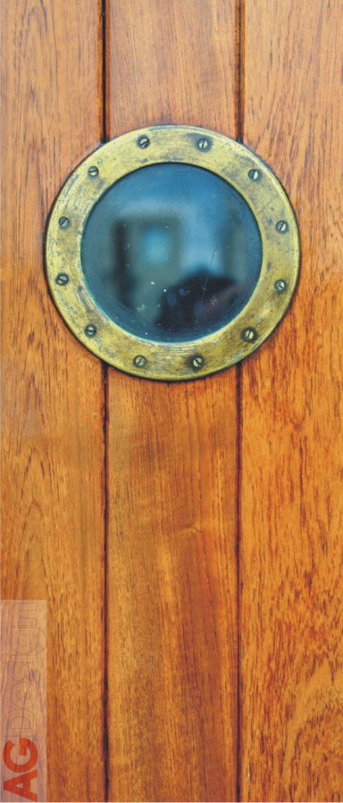 Fototapeta Lodní dveře FTNV-2818, rozměry 90 x 202 cm